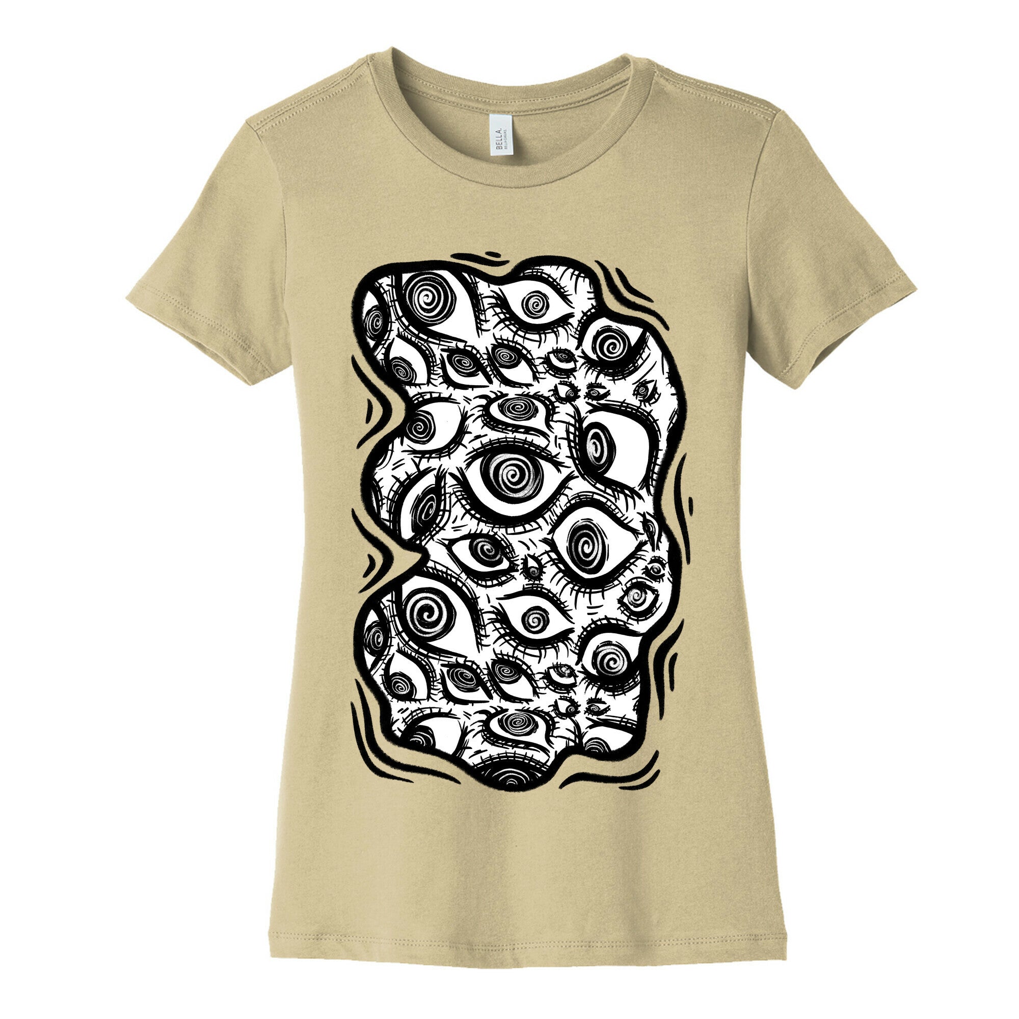 Sanpaku Eyes Tee White Women's Cotton Tee
