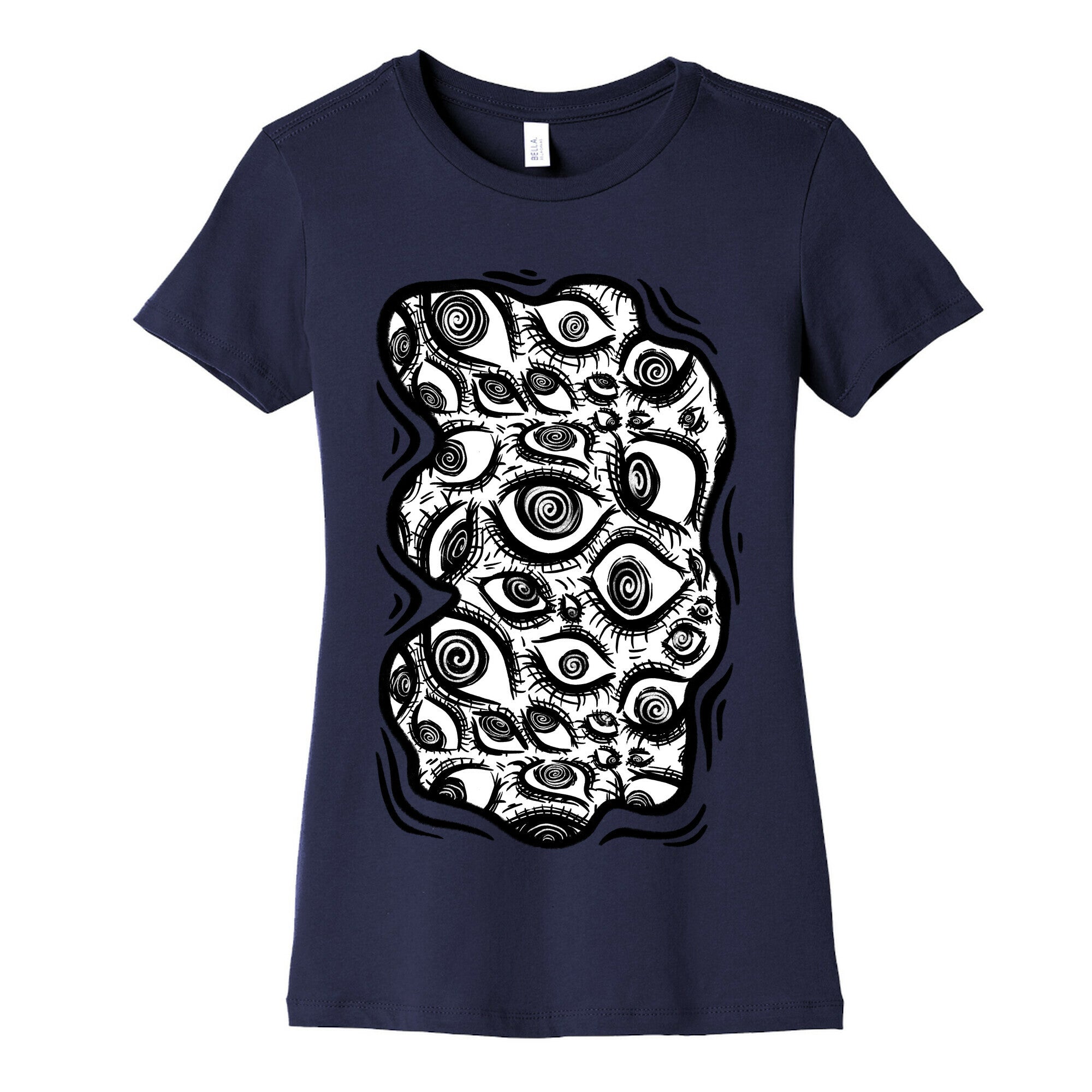 Sanpaku Eyes Tee White Women's Cotton Tee