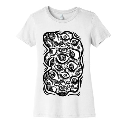 Sanpaku Eyes Tee White Women's Cotton Tee