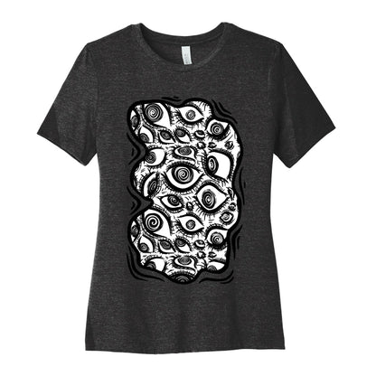 Sanpaku Eyes Tee White Women's Cotton Tee