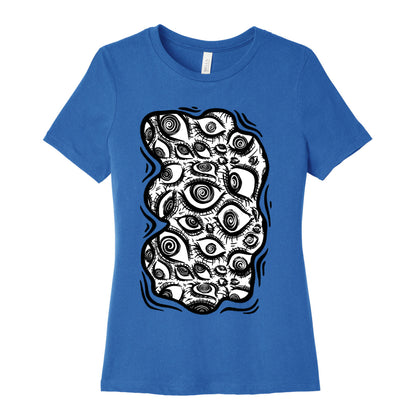 Sanpaku Eyes Tee White Women's Cotton Tee