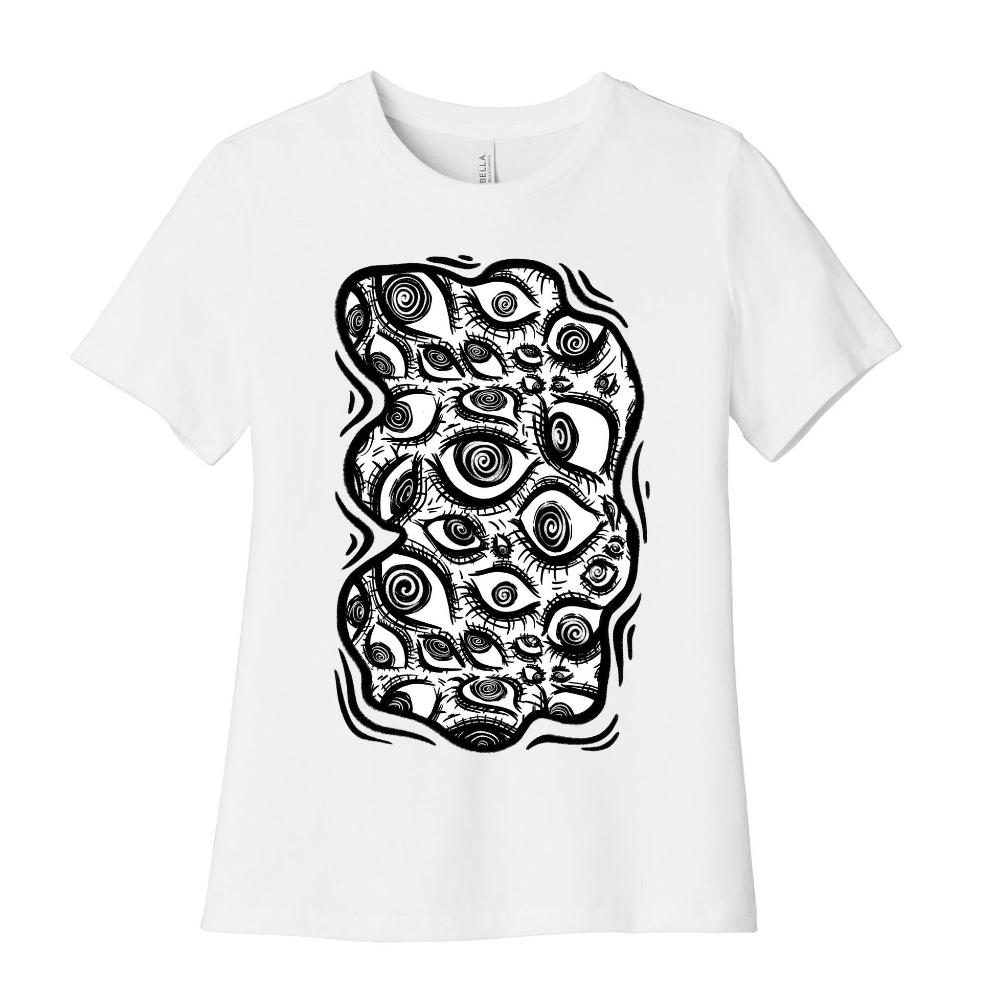 Sanpaku Eyes Tee White Women's Cotton Tee