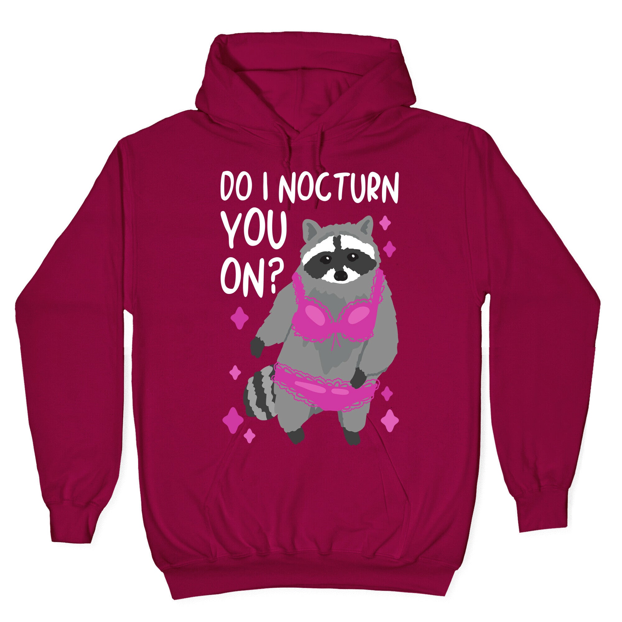 Do I Nocturn You On? Raccoon Hoodie