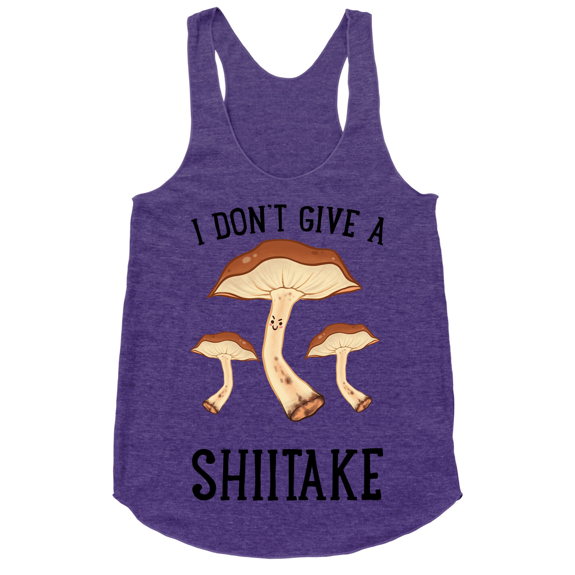 I Don't Give A Shiitake Racerback Tank