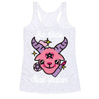 Be Cute, Hail Satan Racerback Tank