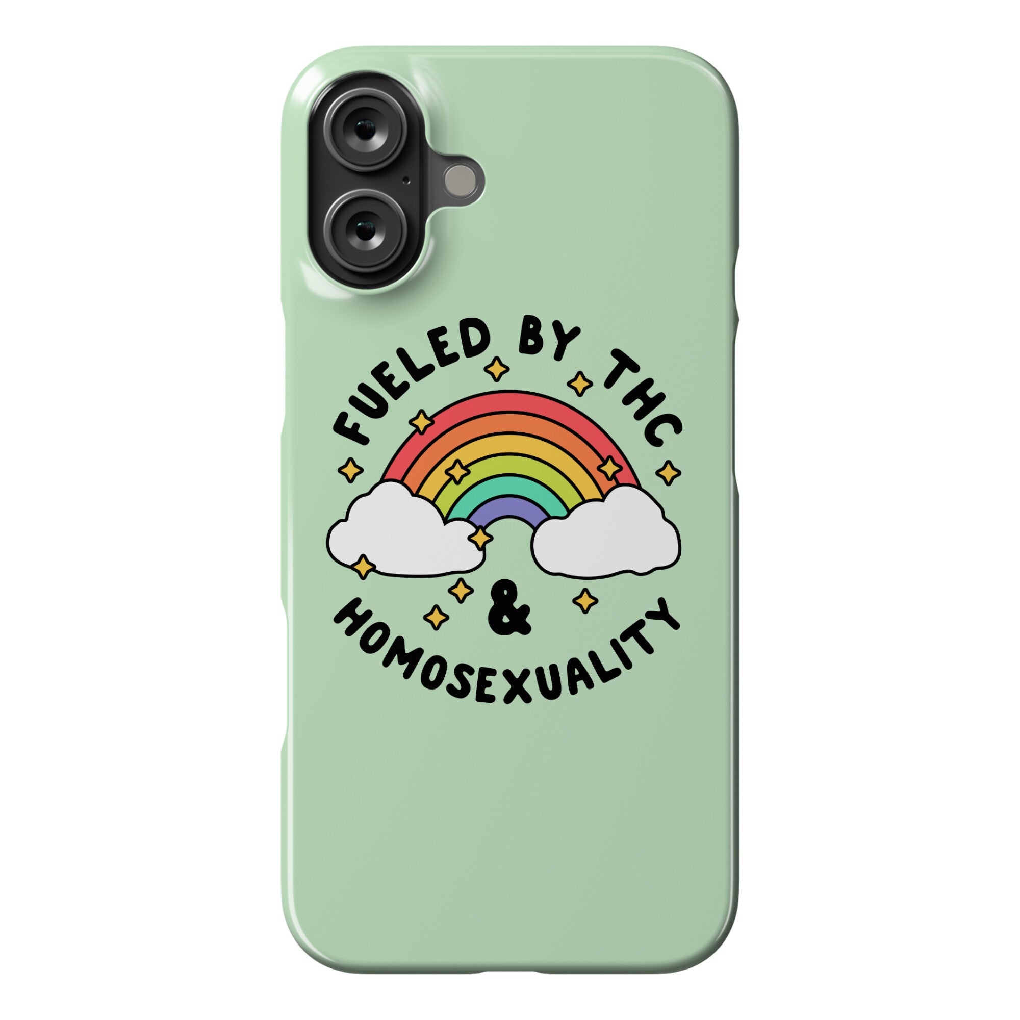 Fueled By THC & Homosexuality Phone Case