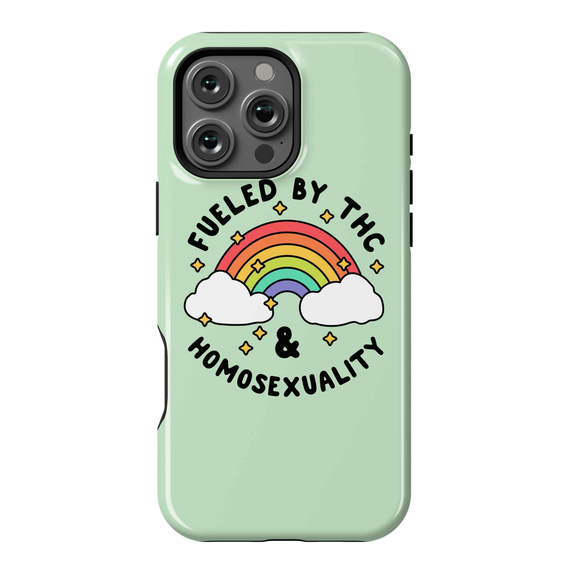 Fueled By THC & Homosexuality Phone Case