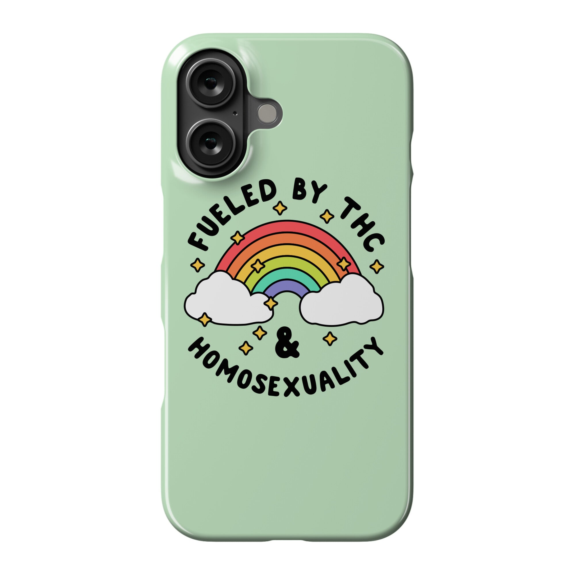 Fueled By THC & Homosexuality Phone Case