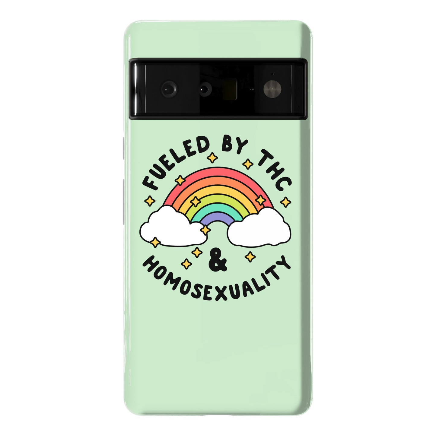 Fueled By THC & Homosexuality Phone Case