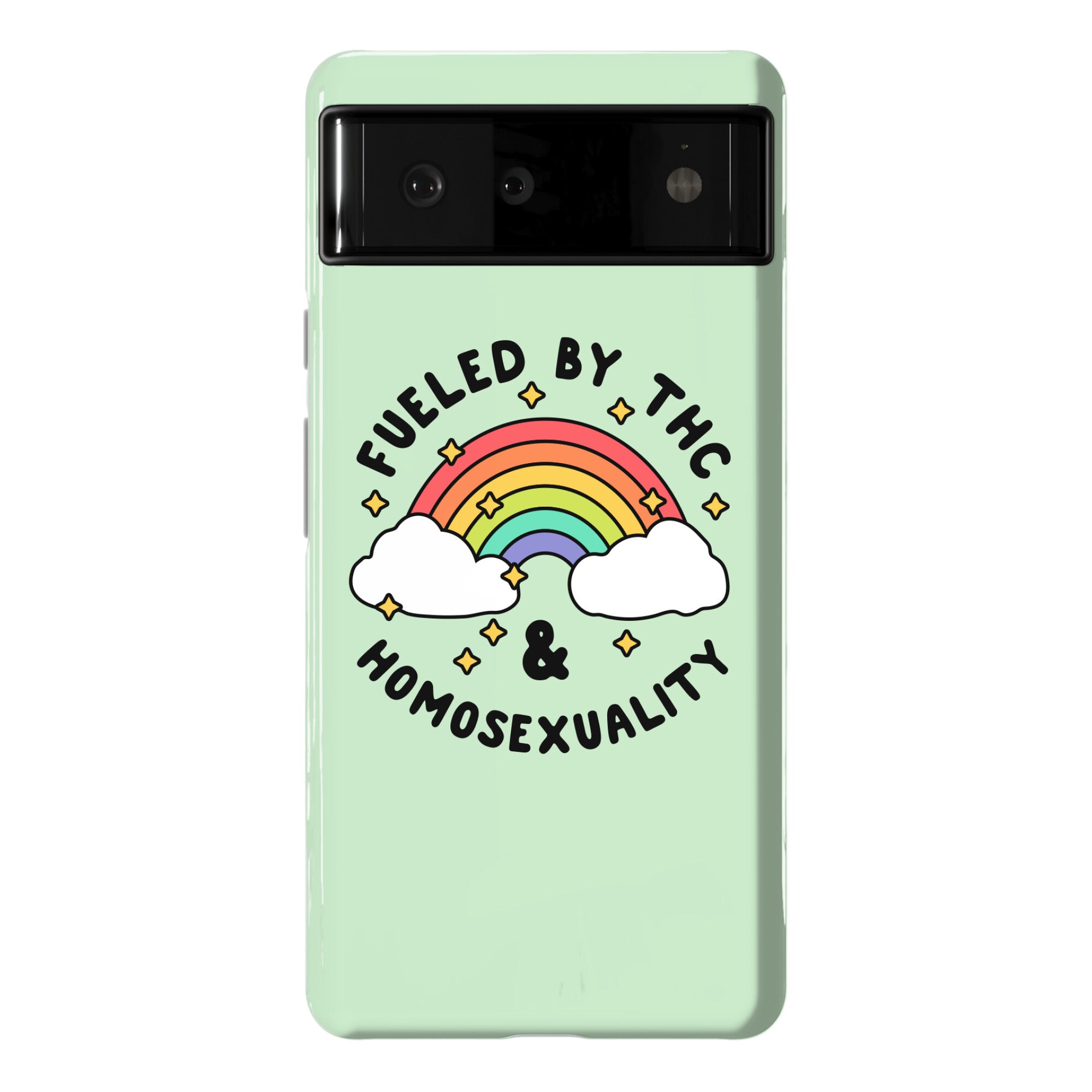 Fueled By THC & Homosexuality Phone Case