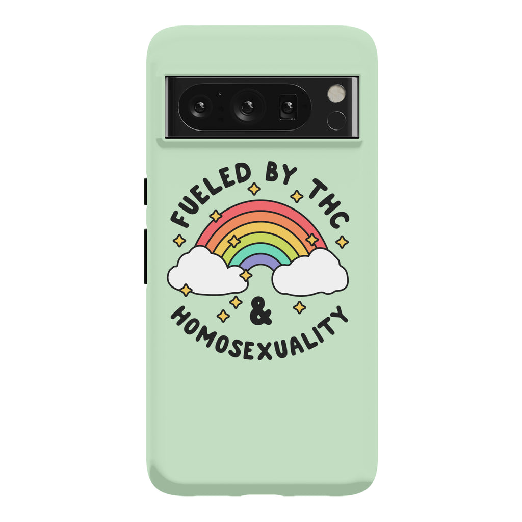 Fueled By THC & Homosexuality Phone Case