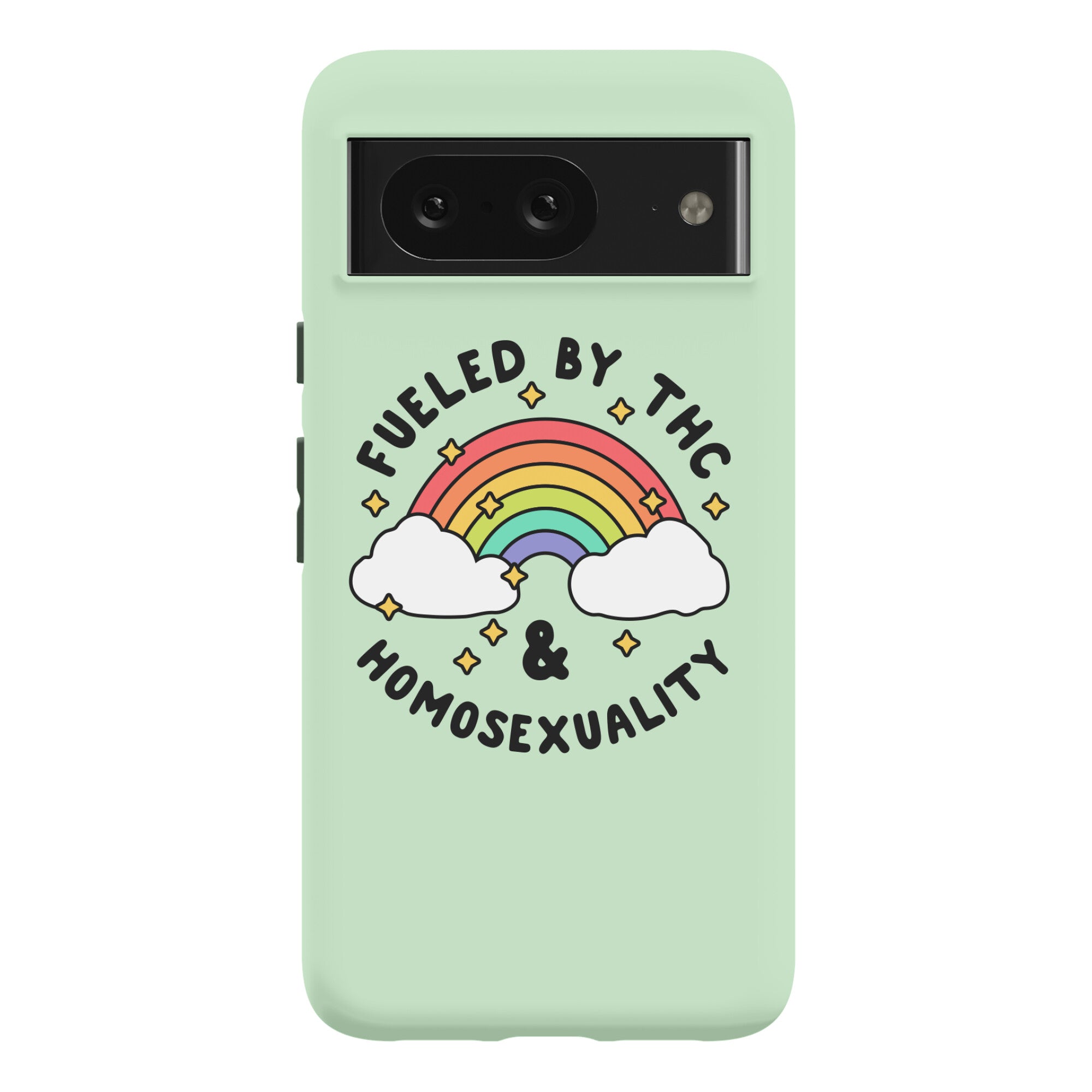 Fueled By THC & Homosexuality Phone Case