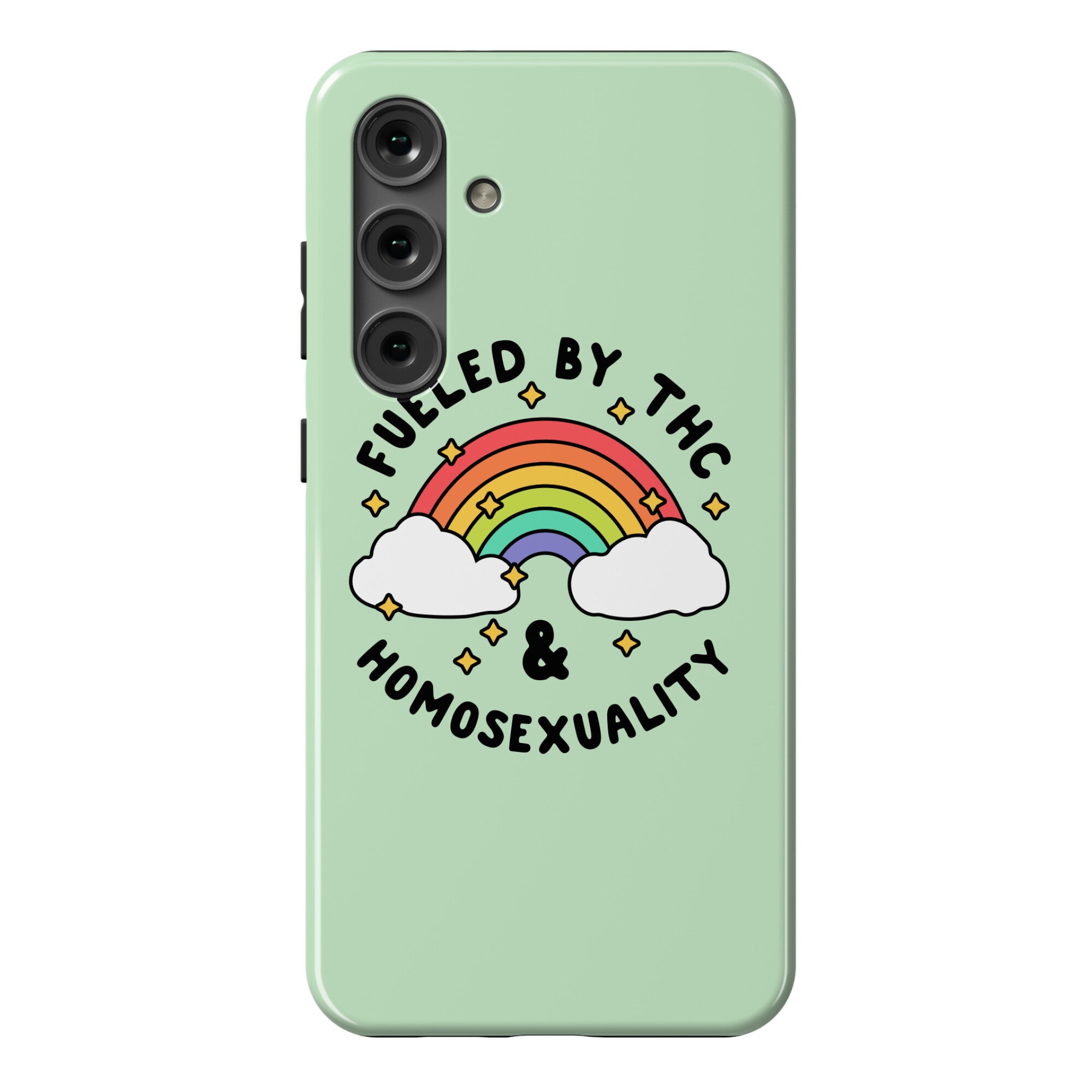 Fueled By THC & Homosexuality Phone Case