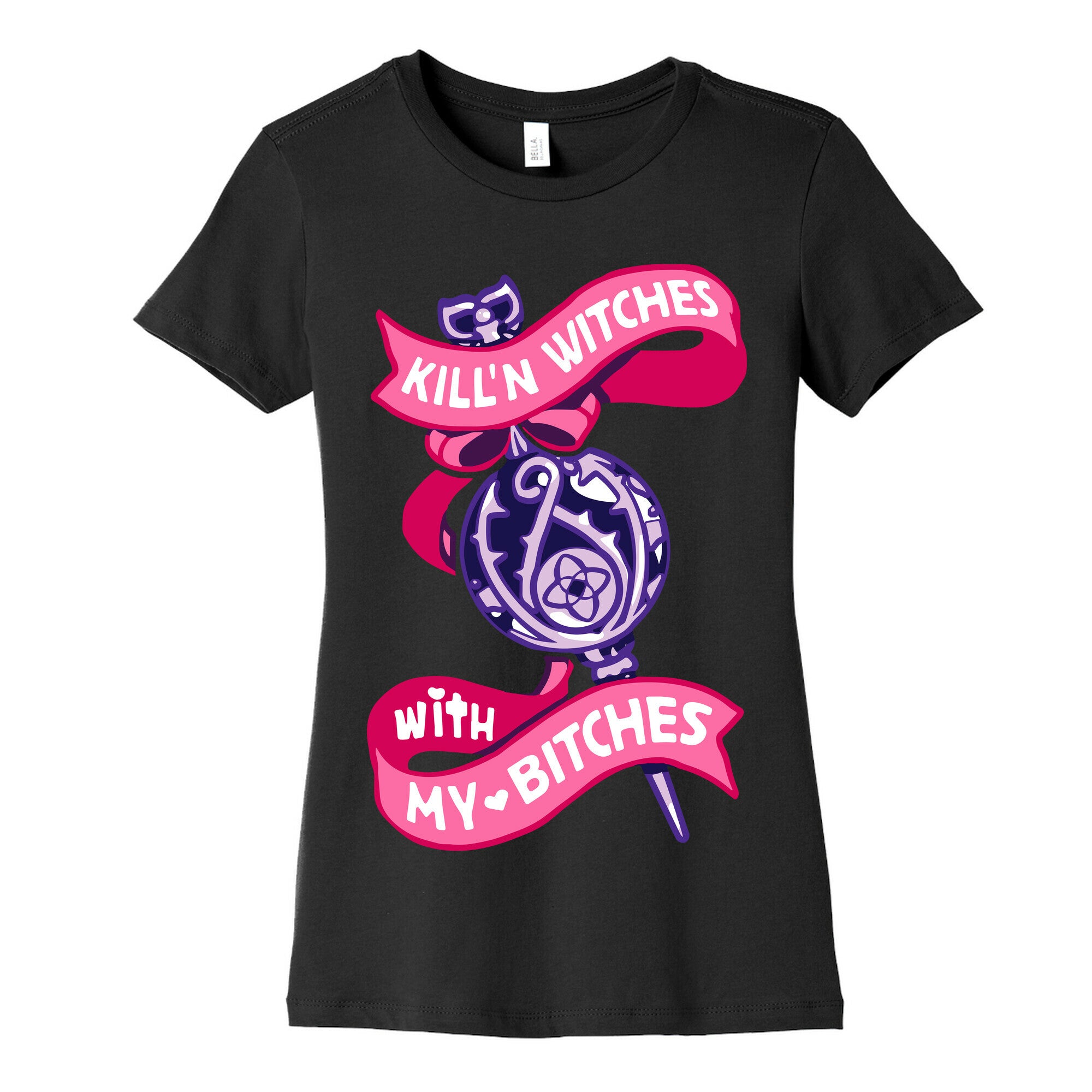 Kill'n Witches With My Bitches Women's Cotton Tee