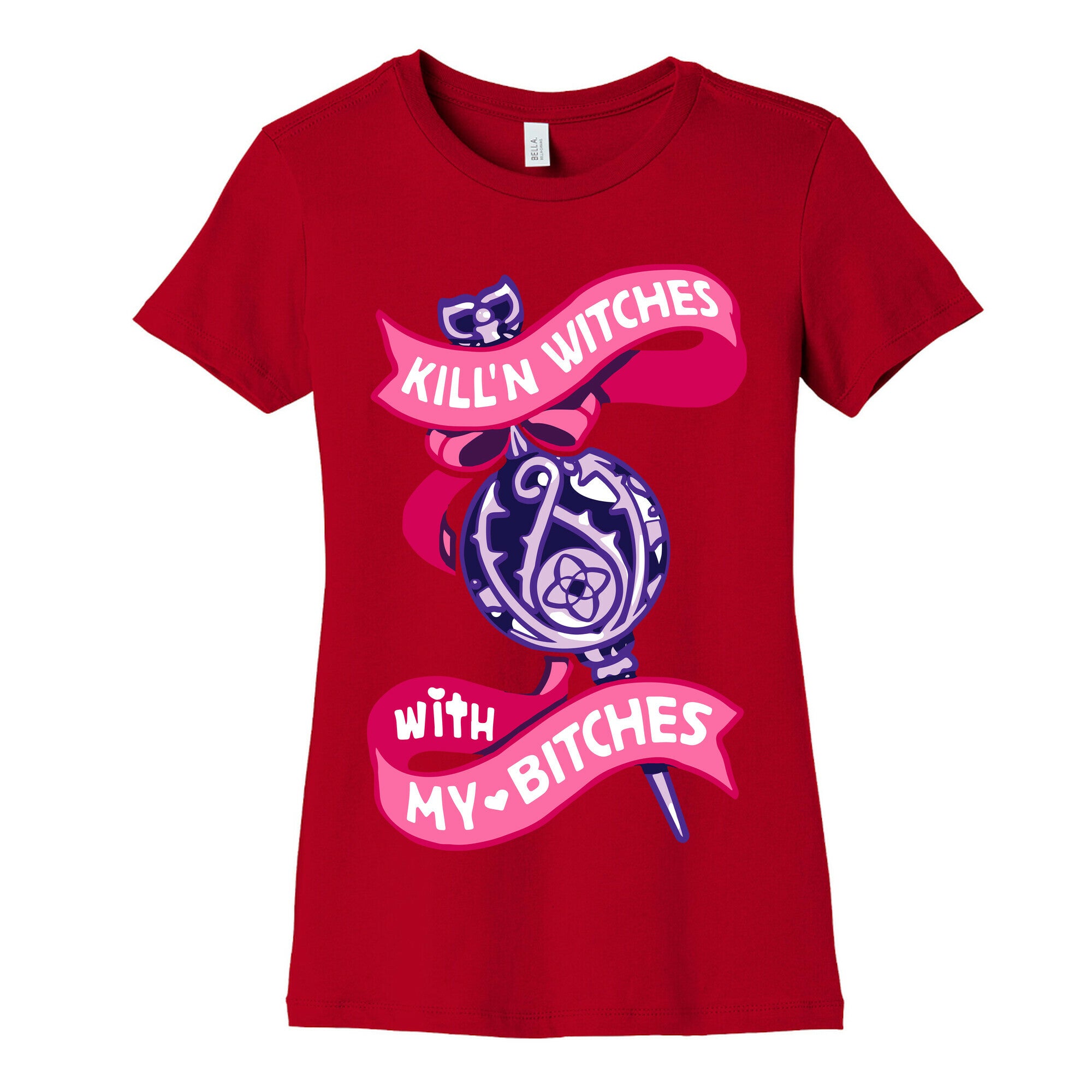 Kill'n Witches With My Bitches Women's Cotton Tee