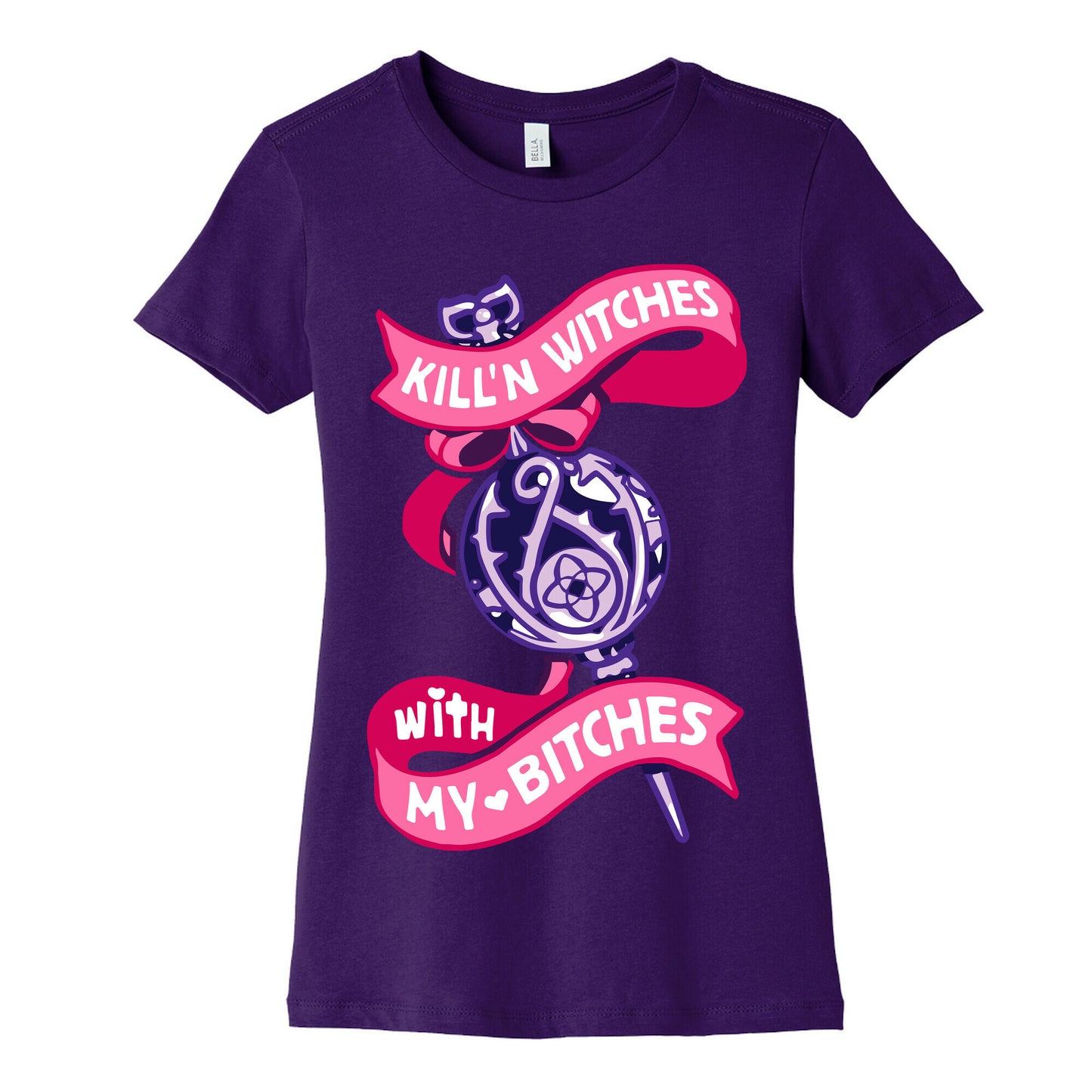 Kill'n Witches With My Bitches Women's Cotton Tee