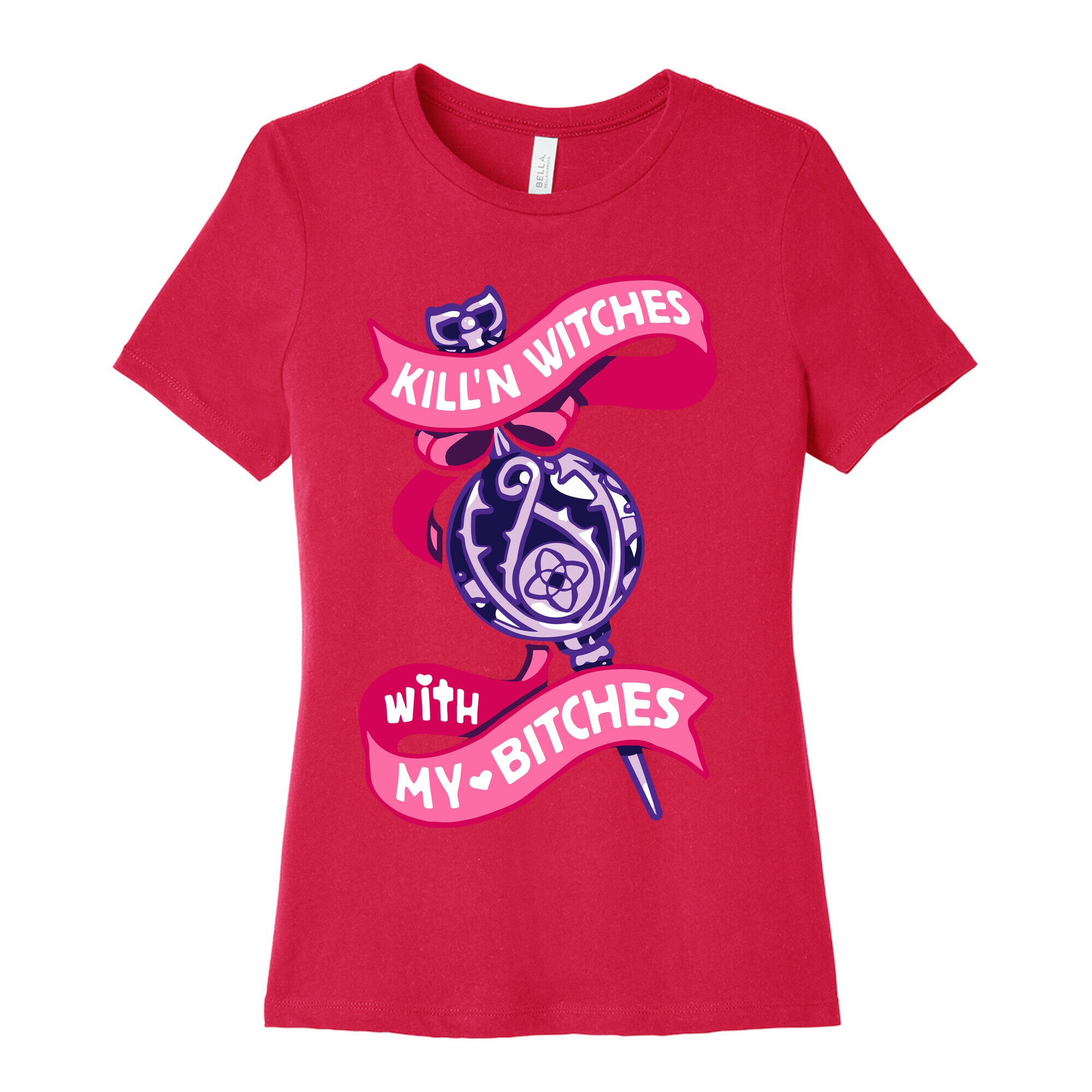 Kill'n Witches With My Bitches Women's Cotton Tee
