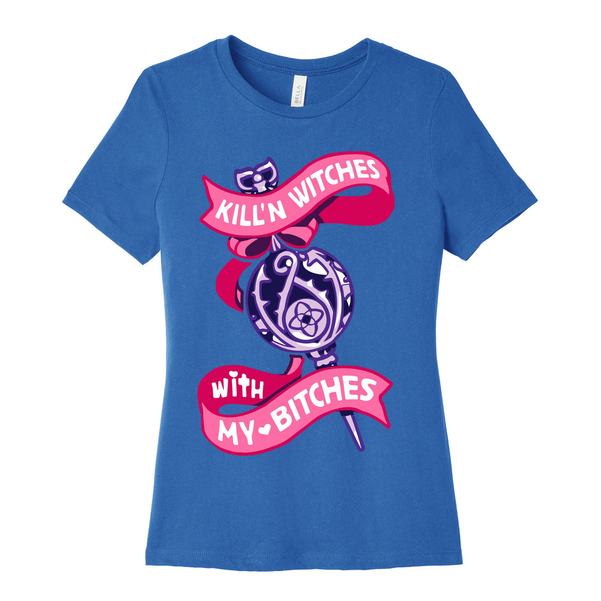 Kill'n Witches With My Bitches Women's Cotton Tee