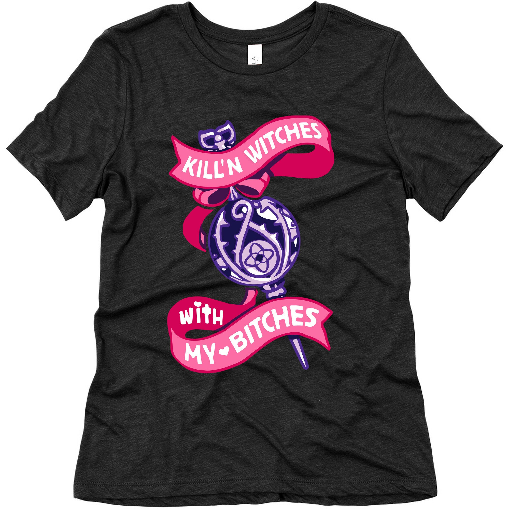 Kill'n Witches With My Bitches Women's Triblend Tee