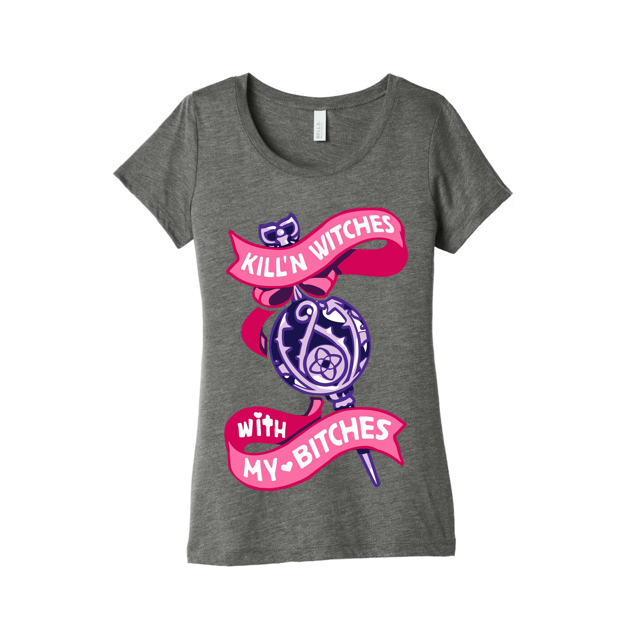 Kill'n Witches With My Bitches Women's Triblend Tee