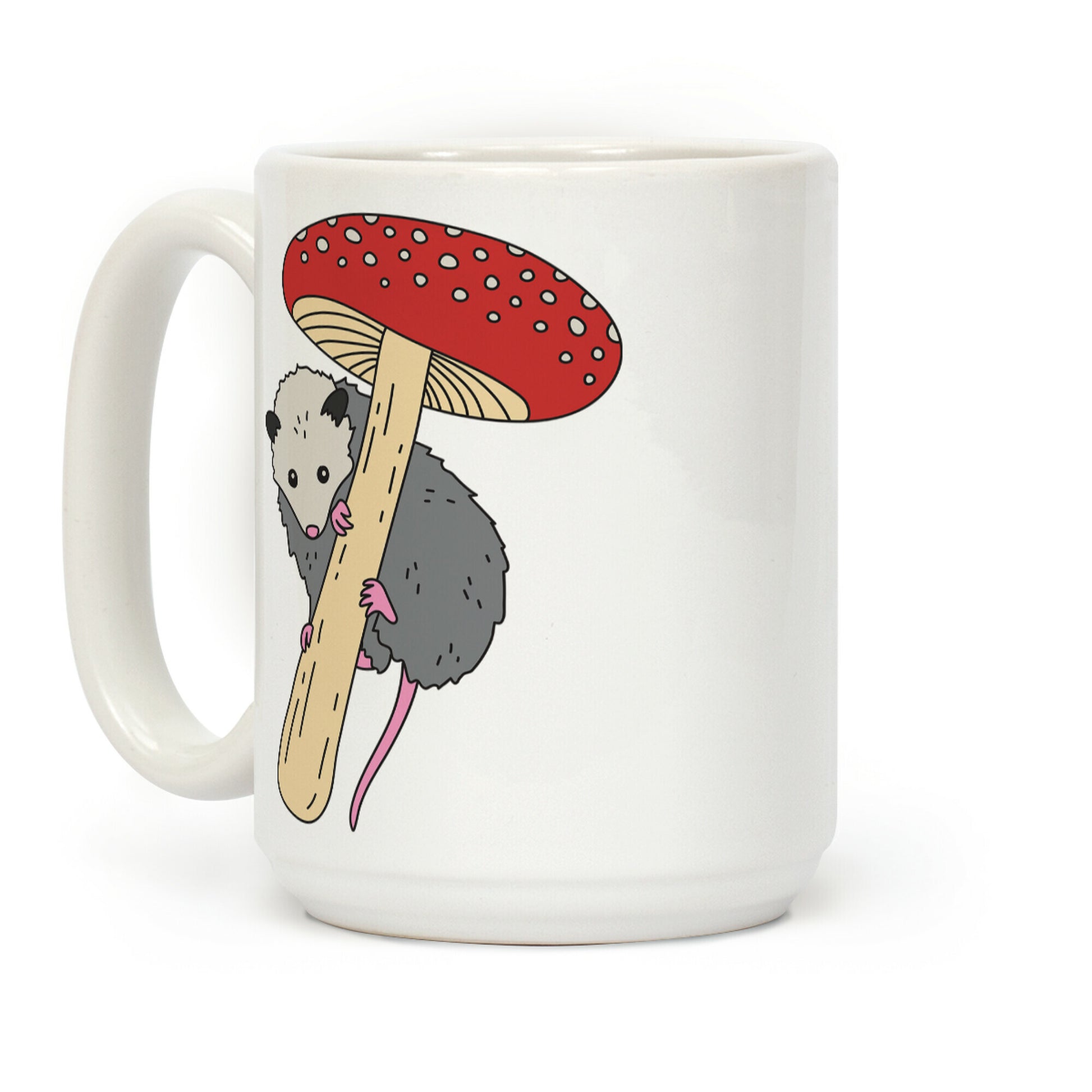 Opossum Mushroom Coffee Mug