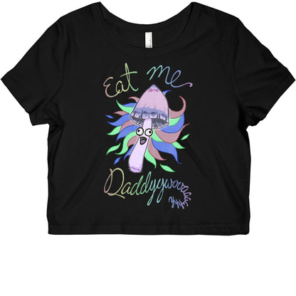 Eat Me Daddy Psychedelic Shroom Graphic Baby Tee