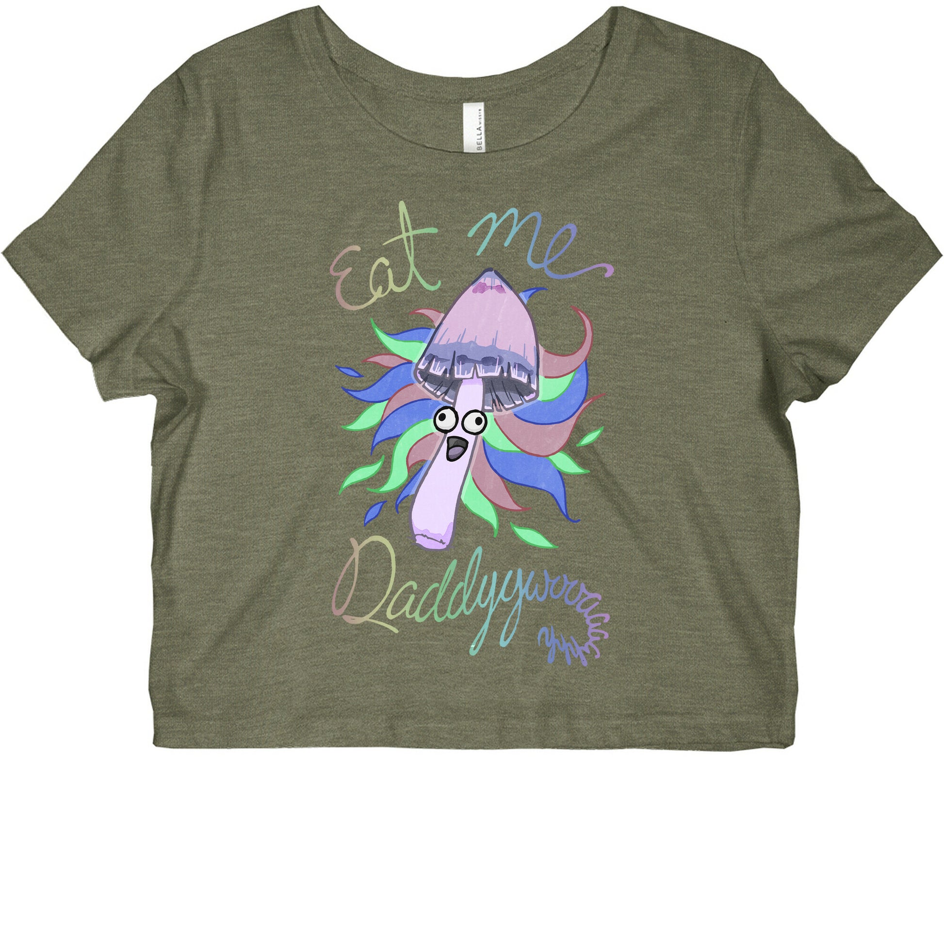 Eat Me Daddy Psychedelic Shroom Graphic Baby Tee