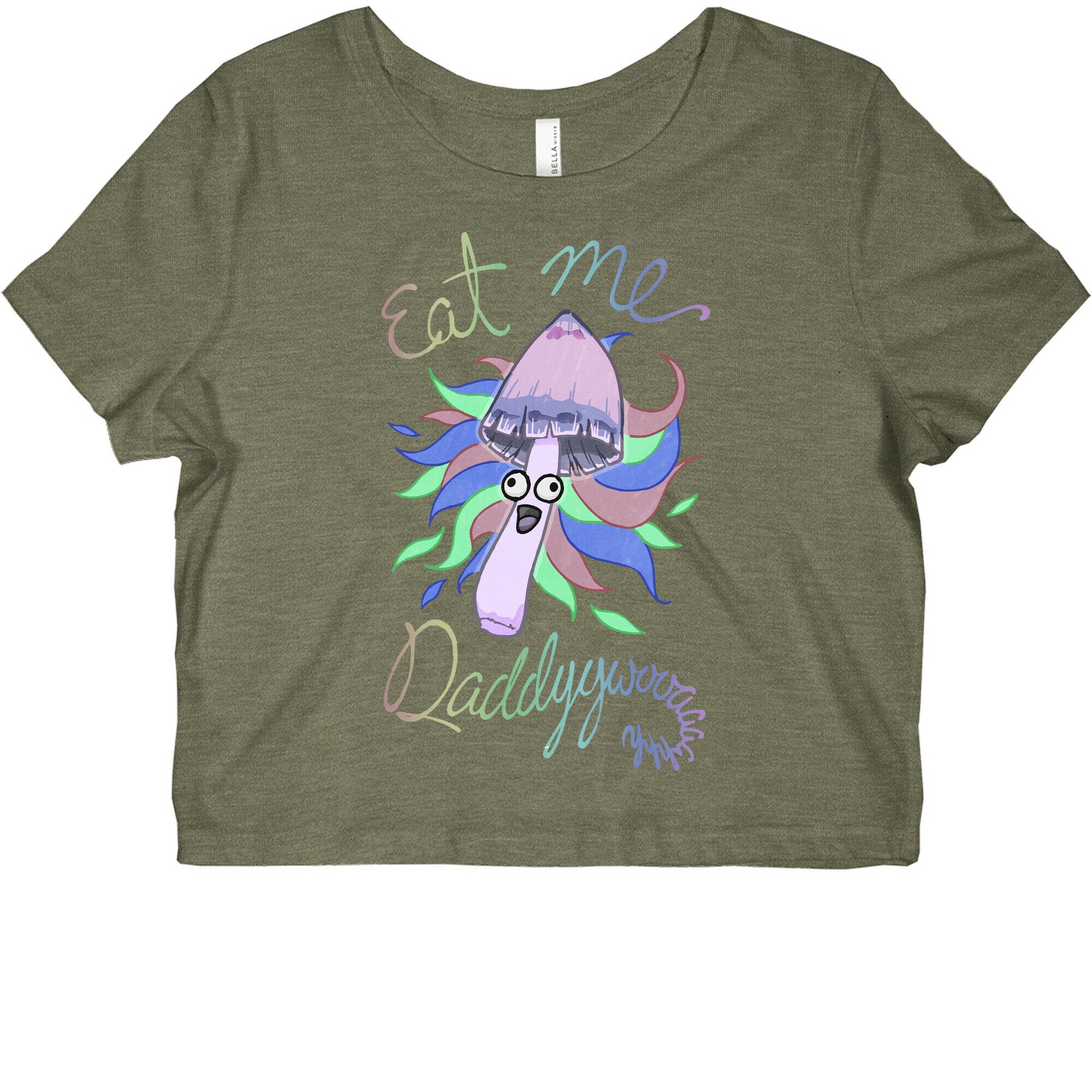Eat Me Daddy Psychedelic Shroom Graphic Baby Tee