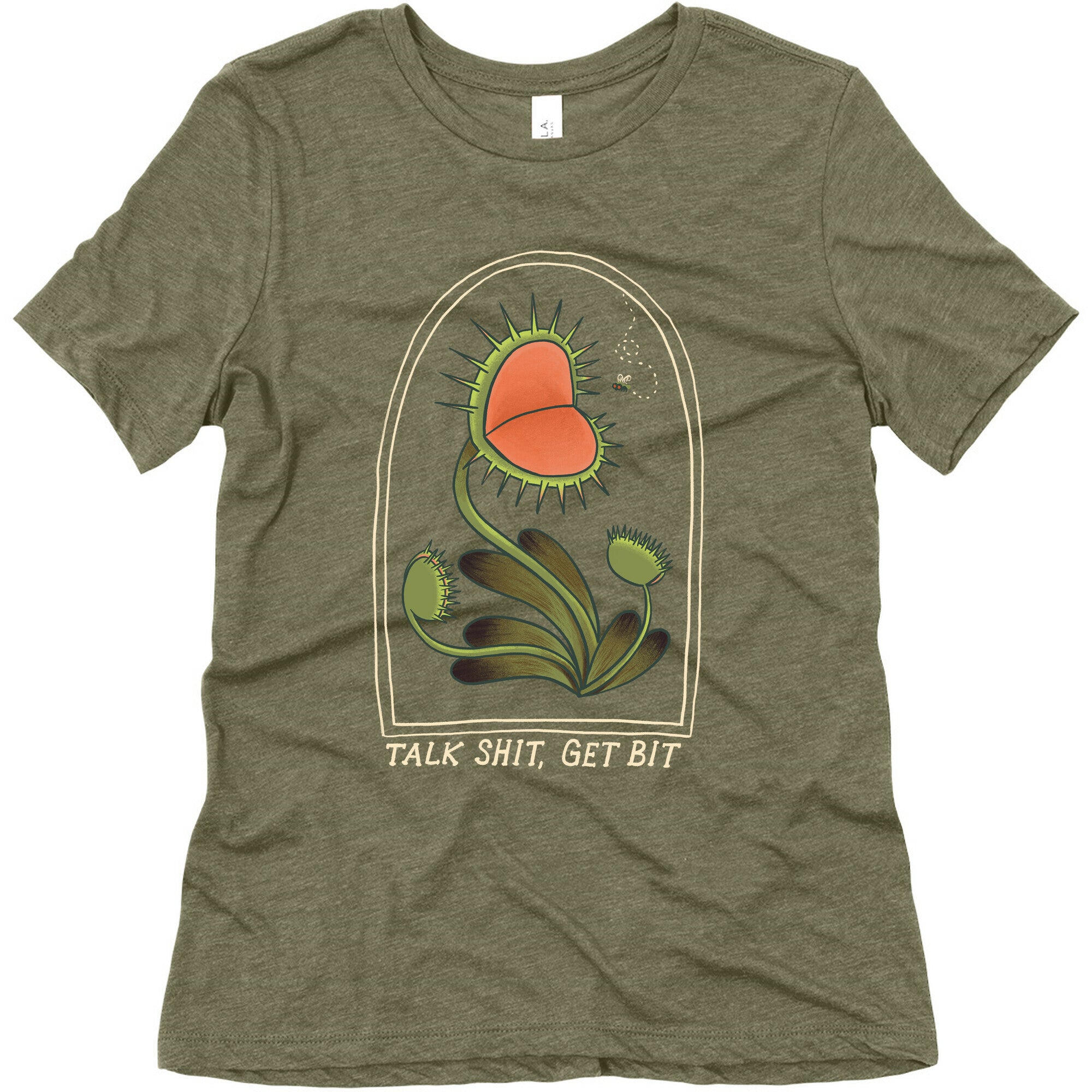 Talk Shit, Get Bit Venus Flytrap  Women's Triblend Tee