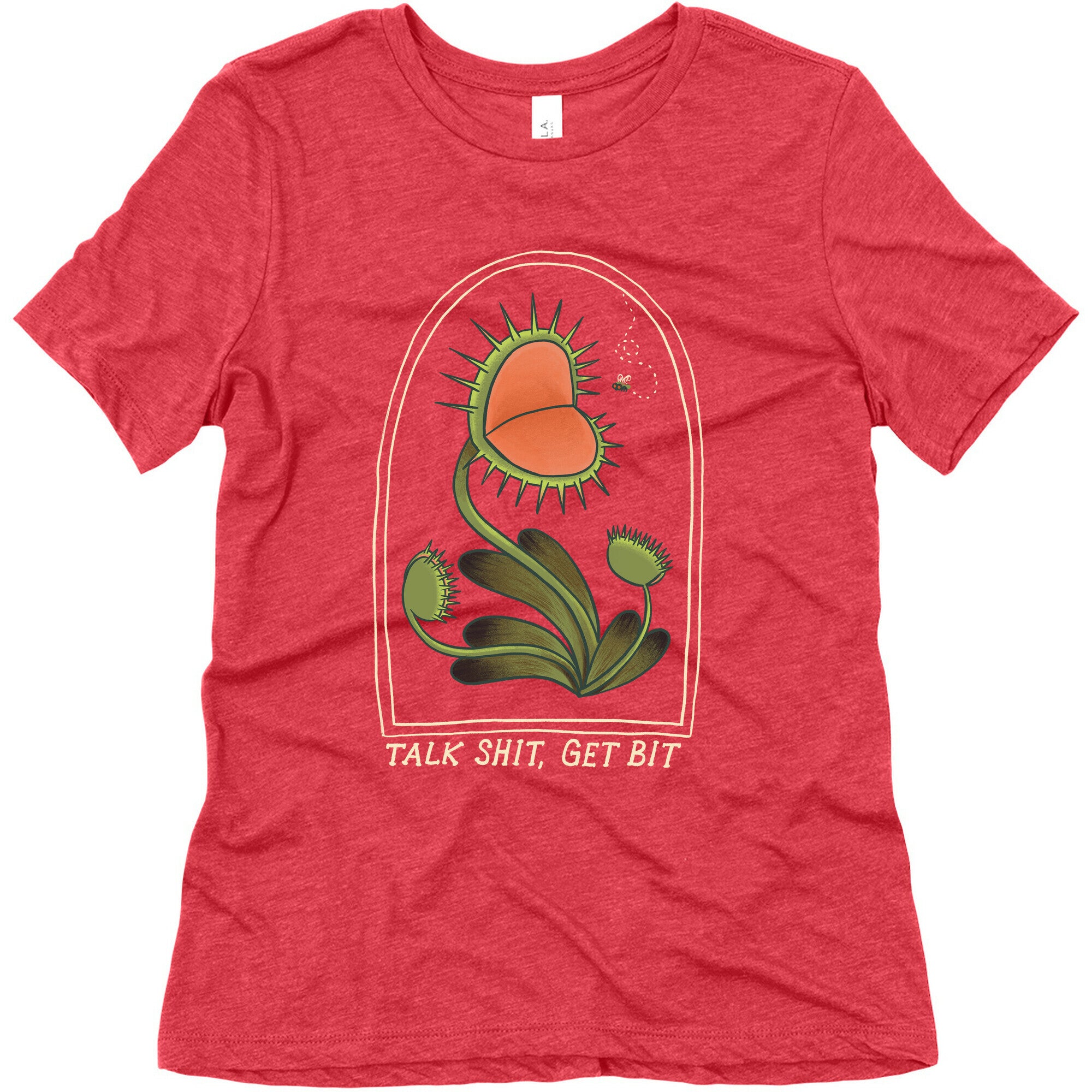 Talk Shit, Get Bit Venus Flytrap  Women's Triblend Tee