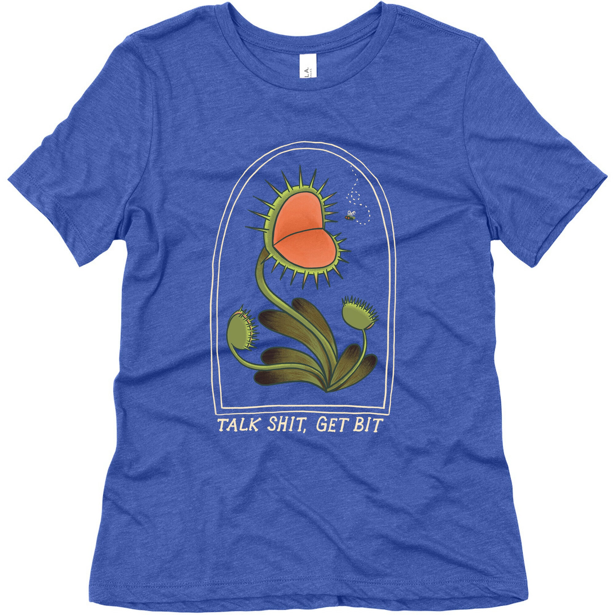 Talk Shit, Get Bit Venus Flytrap  Women's Triblend Tee