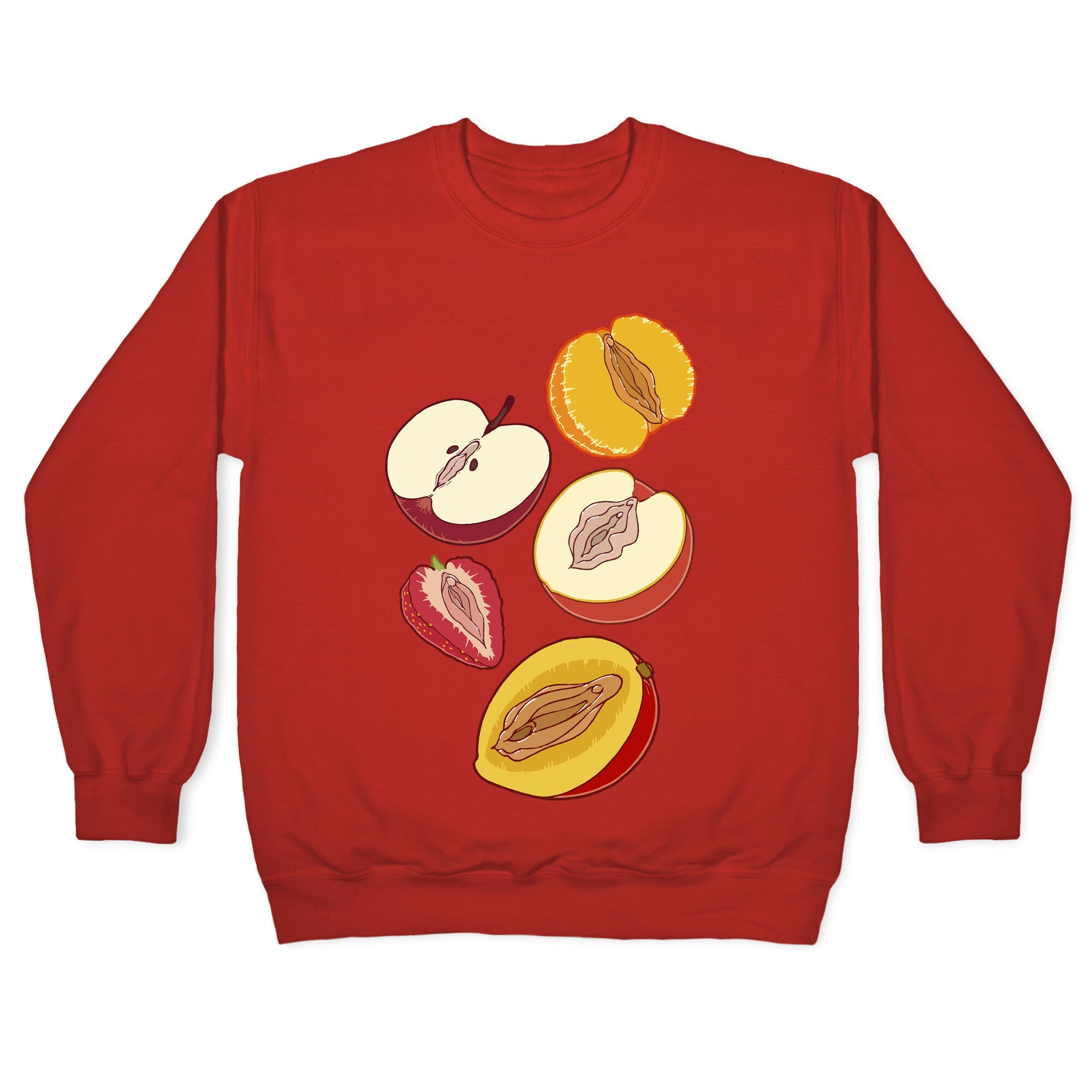 Fruity Vaginas Crewneck Sweatshirt