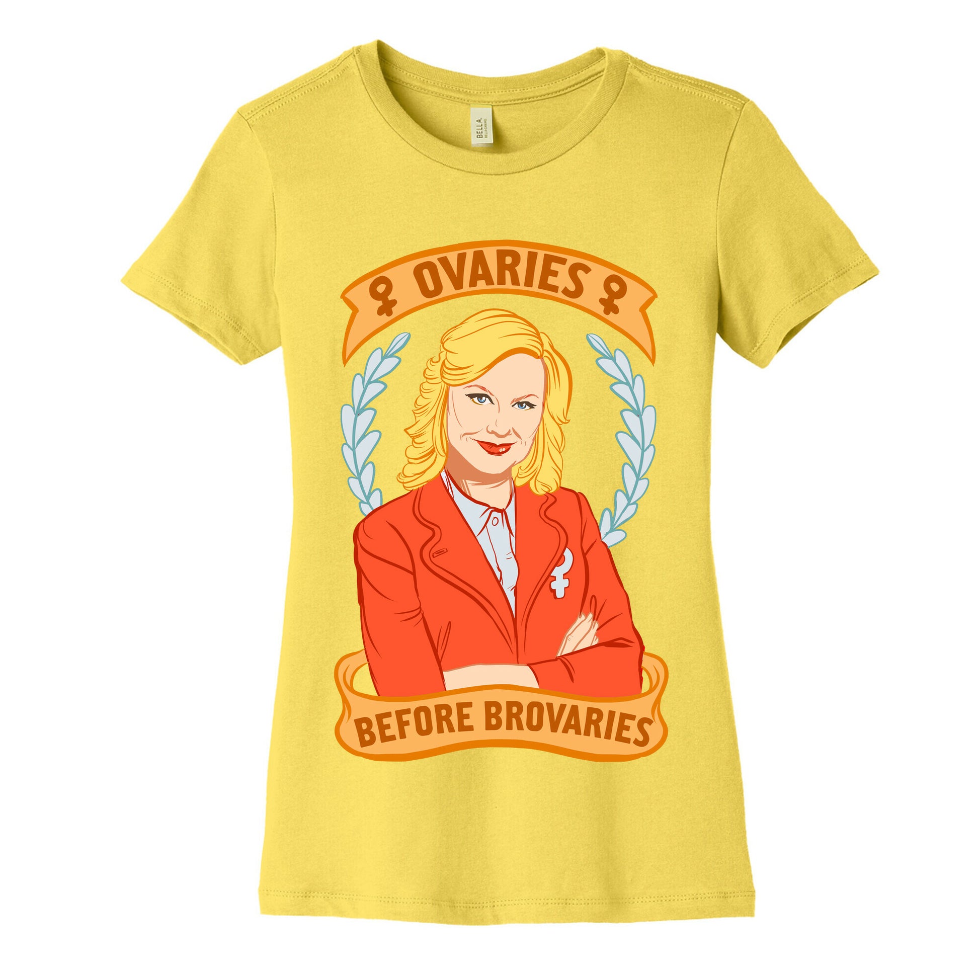 Ovaries Before Brovaries Women's Cotton Tee