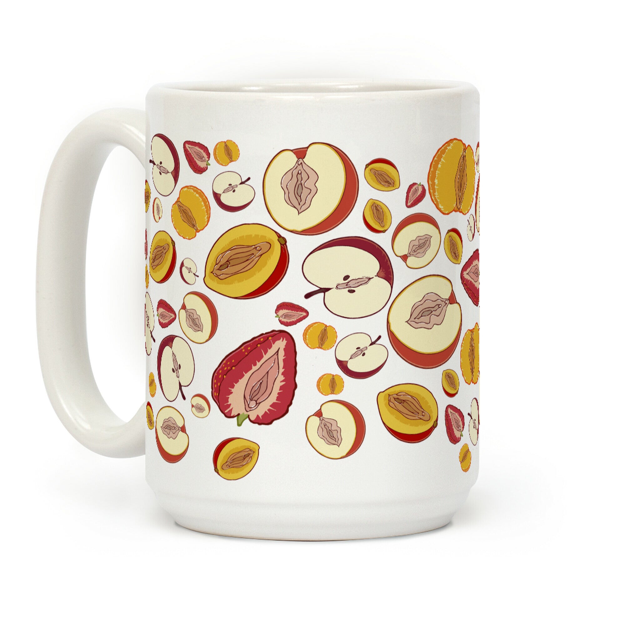 Fruity Vaginas Pattern Coffee Mug