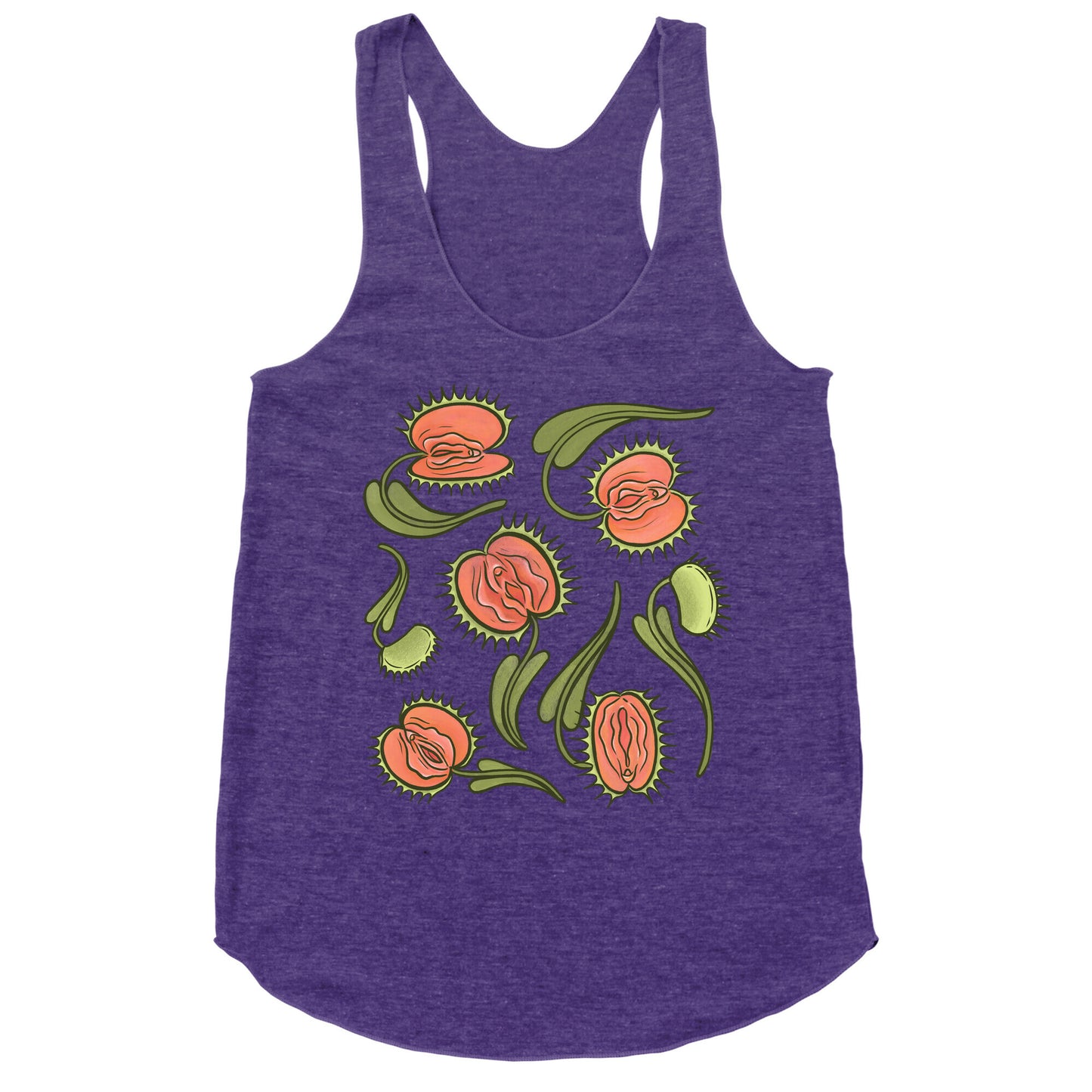 Venus Flytrap Vulvas Racerback Tank