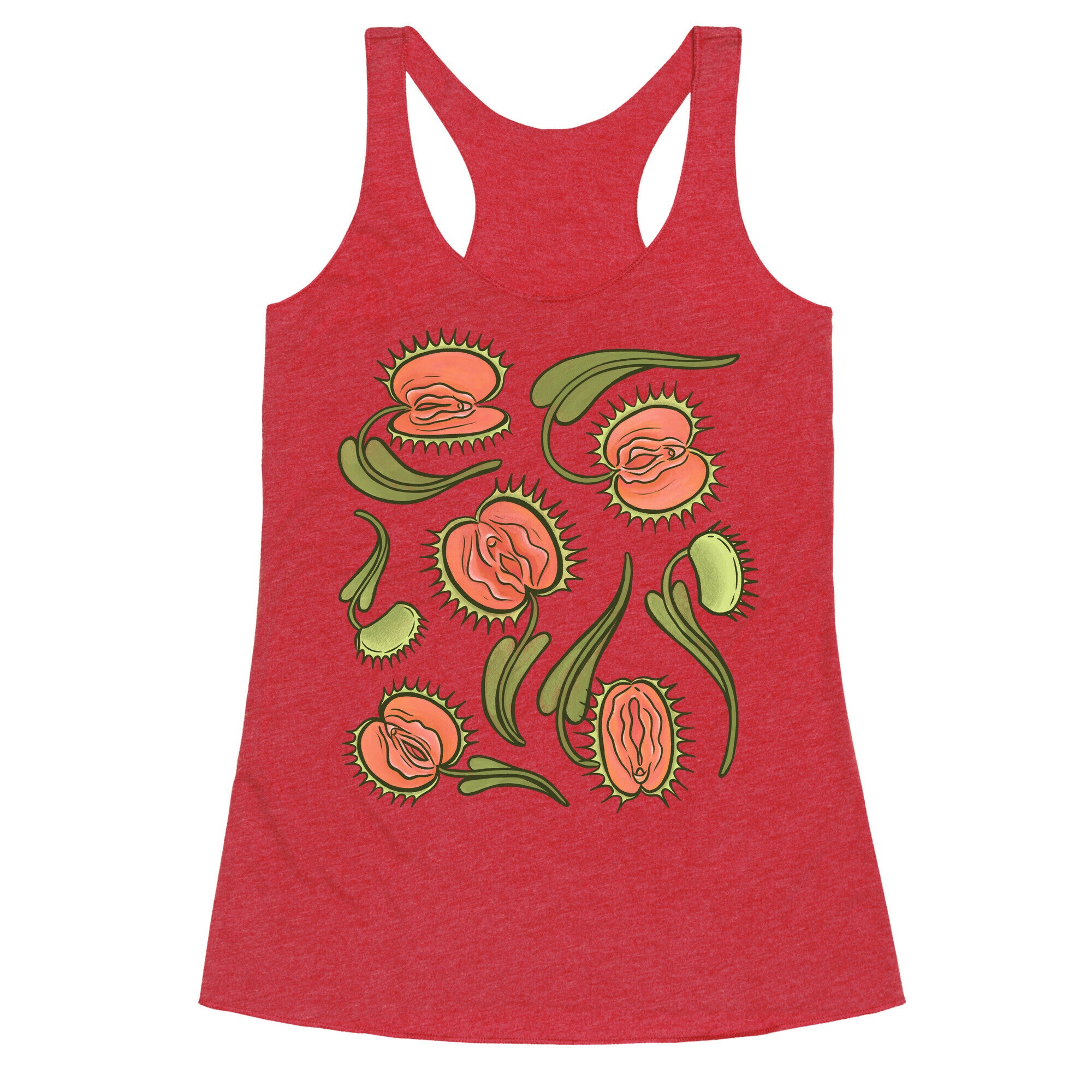 Venus Flytrap Vulvas Racerback Tank