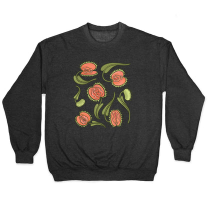Venus Flytrap Vulvas Crewneck Sweatshirt