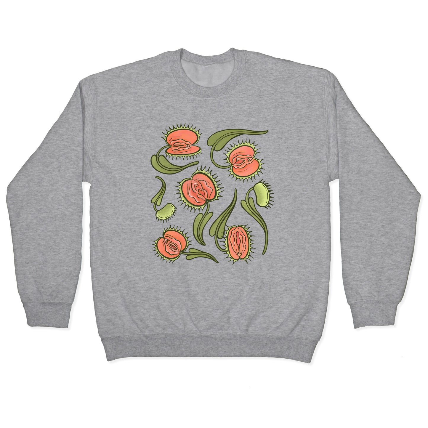 Venus Flytrap Vulvas Crewneck Sweatshirt