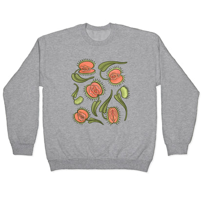 Venus Flytrap Vulvas Crewneck Sweatshirt