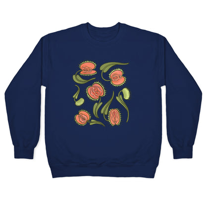 Venus Flytrap Vulvas Crewneck Sweatshirt