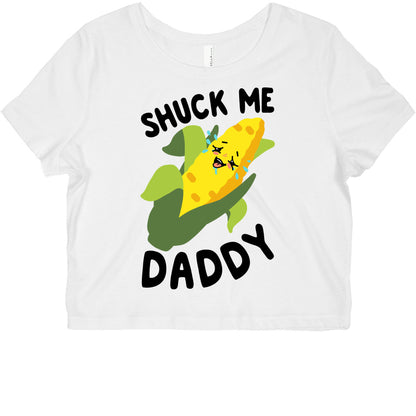 Shuck Me Daddy Graphic Baby Tee