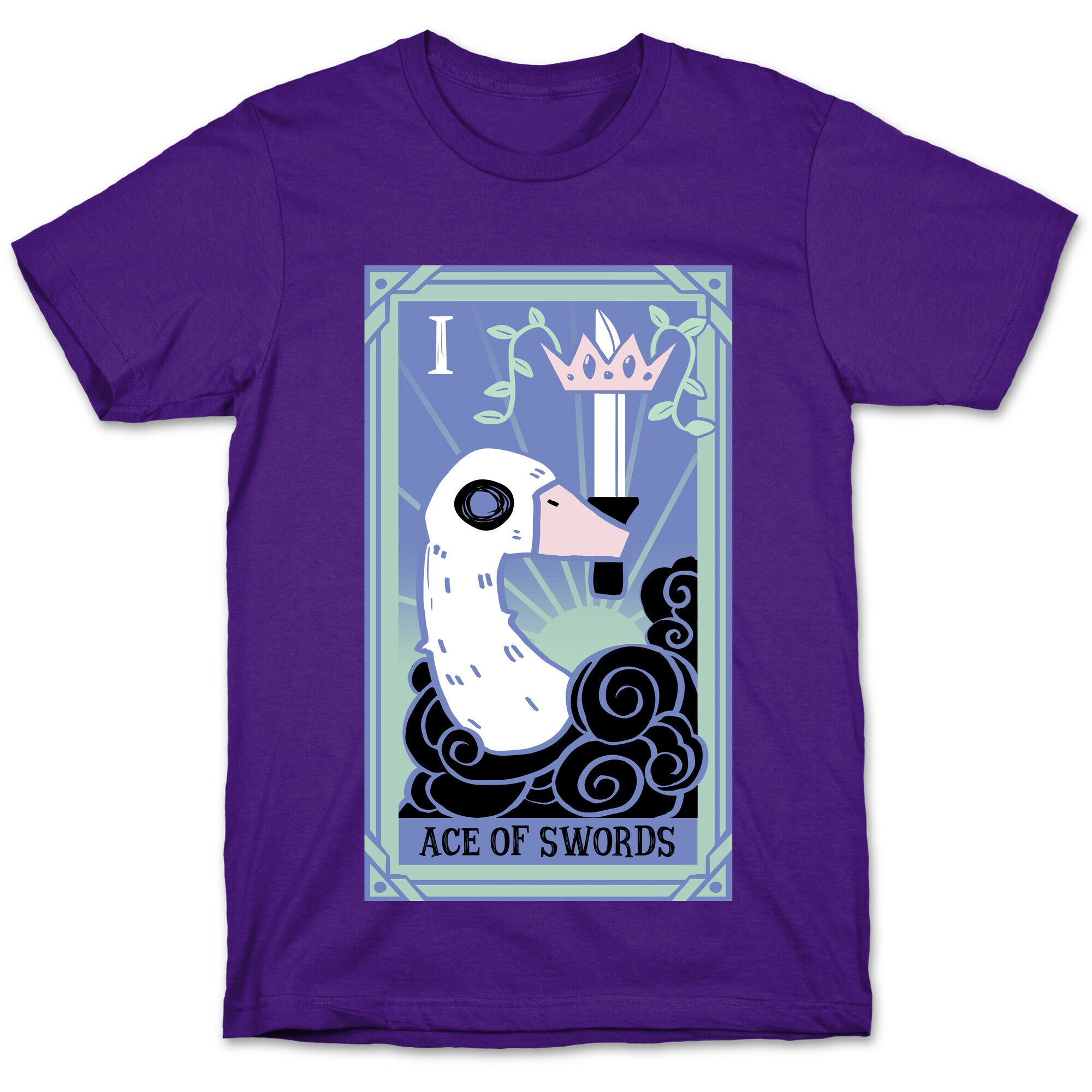 Creepy Cute Tarots: Ace Of Swords T-Shirt