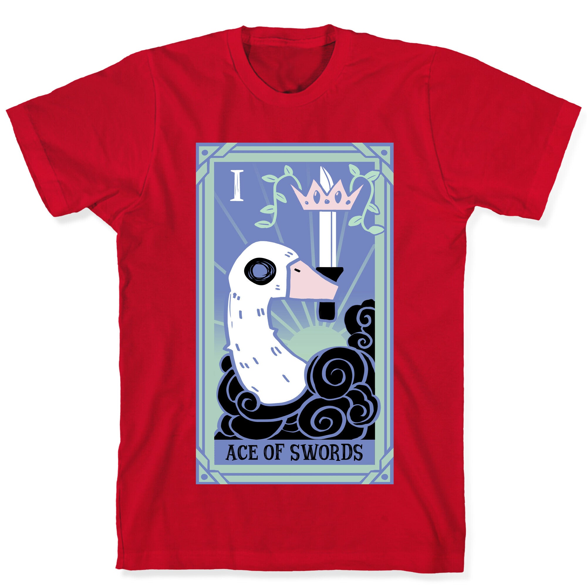 Creepy Cute Tarots: Ace Of Swords T-Shirt