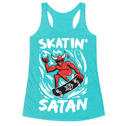 Skatin' Satan Racerback Tank
