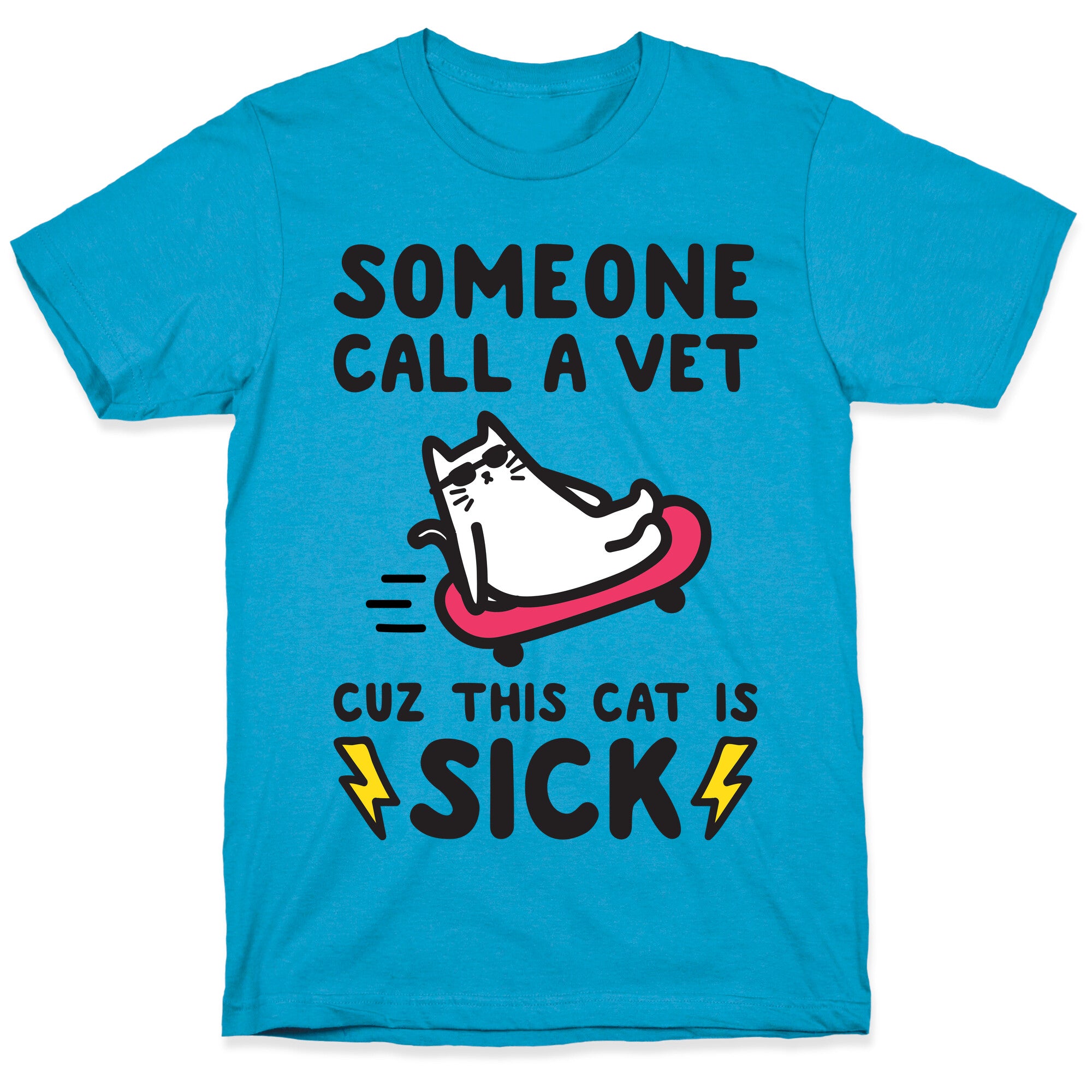 Someone Call A Vet Cuz This Cat Is SICK Unisex Triblend Tee