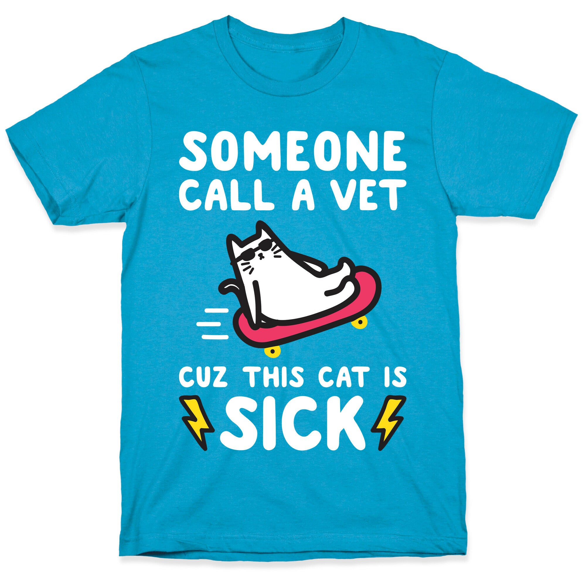 Someone Call A Vet Cuz This Cat Is SICK Unisex Triblend Tee