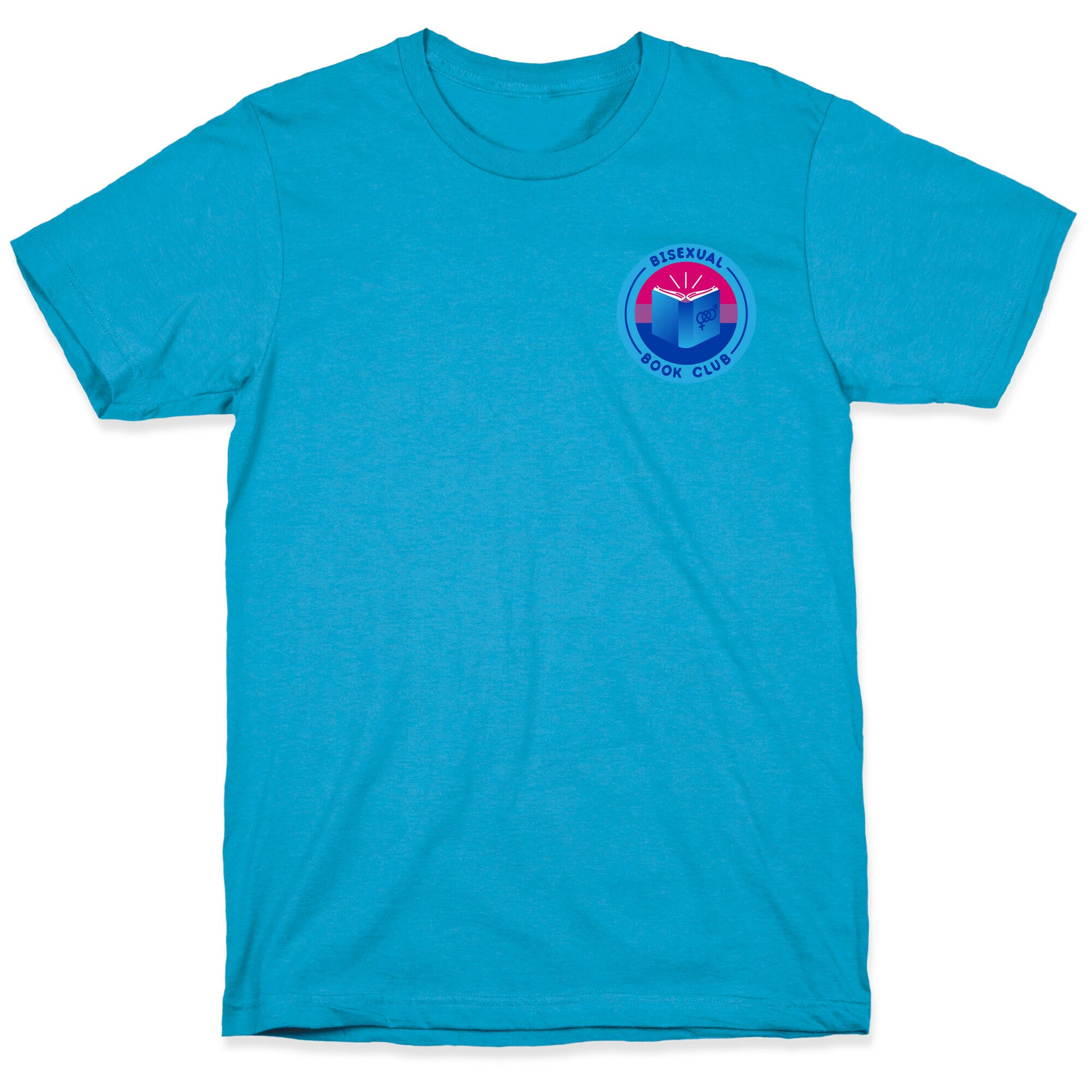 Bisexual Book Club Patch Version 2 Unisex Triblend Tee