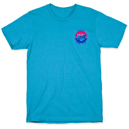 Bisexual Book Club Patch Version 2 Unisex Triblend Tee