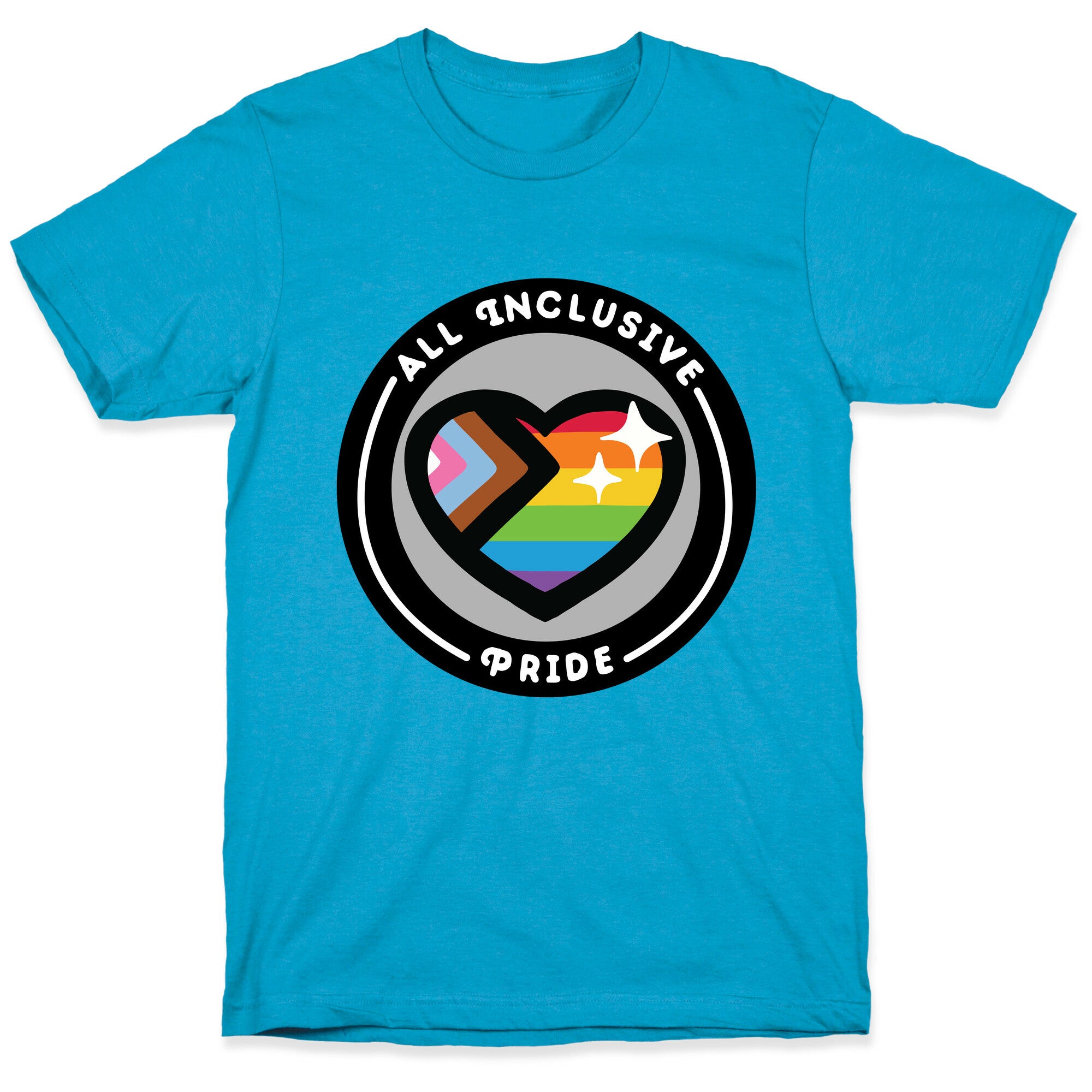 All Inclusive Pride Patch Unisex Triblend Tee