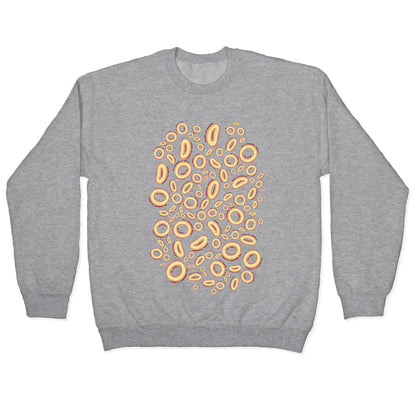 Spaghettios Pattern Crewneck Sweatshirt